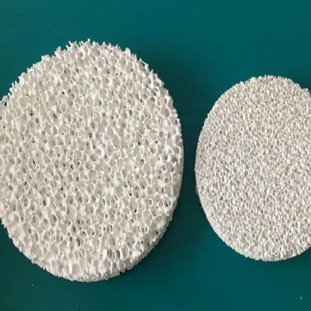 氧化铝泡沫陶瓷过滤器金属溶液过滤用泡沫陶瓷片