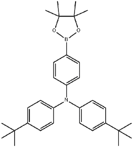 4',4'-二叔丁基-4-硼酸频哪醇酯三苯胺 CAS：935480-19-6 现货供应 高校研究所 先发后付