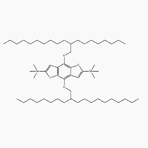 BDTO812-2Sn ；2,6-二(三甲基錫)-4,8-二(2-辛基十二烷基氧基)-苯并二噻吩;CAS：1320201-22-6   同系列均可提供，實驗室自主研發，光電/電子材料優勢供應！