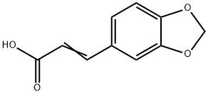 3,4-(亚甲二氧)肉桂酸；CAS:2373-80-0 现货供应 高校研究所 先发后付