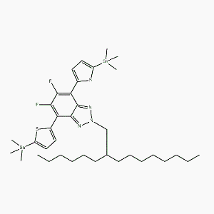 5,6-二氟-2-(2-己基癸基)-4,7-雙(5-(三甲基錫基)噻吩基)-2H-苯并[d][1,2,3]三唑