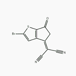 2-(2-溴-6-氧代-5,6-二氫-4H-環戊二烯并[b]噻吩-4-亞基)丙二腈；CAS：2446466-88-0（現貨供應，科研產品，高校/研究所/科研單位先發后付）同系列均可提供，歡迎咨詢！