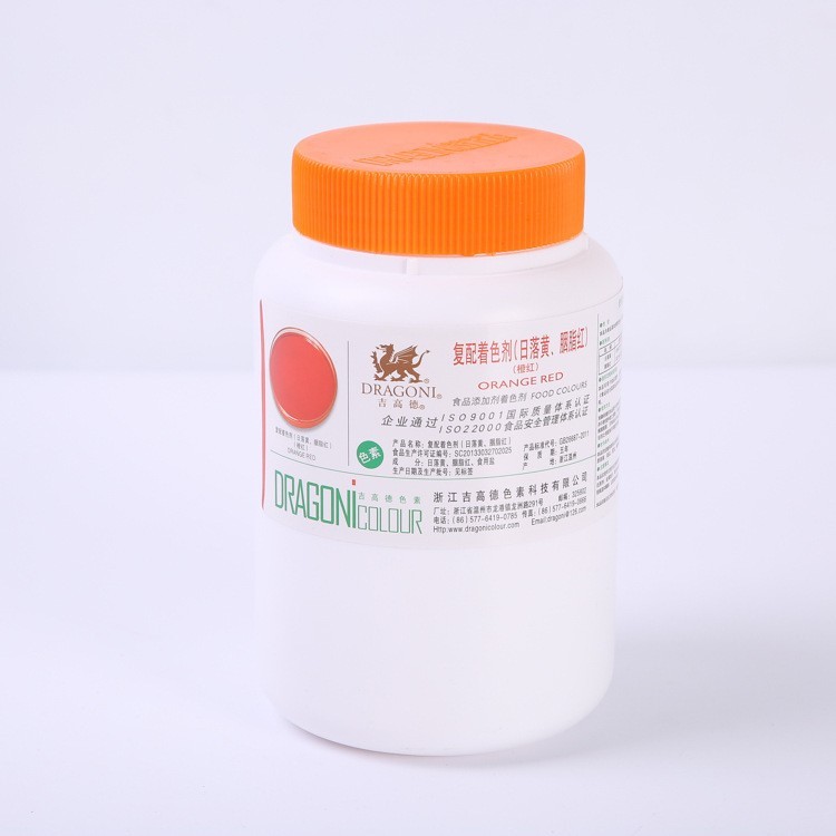 吉高德 橙红（日落黄，胭脂红） 食品添加剂着色剂500g/桶