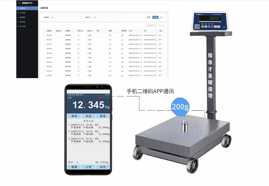 社区垃圾分类称重的4g物联网电子秤定制型垃圾分类称重智能电子称