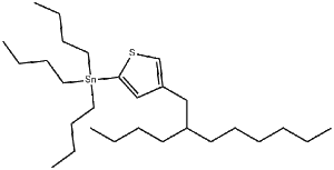 三丁基[4-(2-丁基辛基)-2-噻吩基]锡烷；cas：1638802-06-8；现货供应，批发优惠价 产品图片