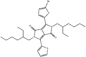 3-(5-溴-2-噻吩基)-2,5-双(2-乙基己基)-2,5-二氢-6-(2-噻吩基)吡咯并[3,4-C]吡咯-1,4-二酮