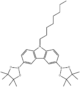 9-辛基-3,6-双(4,4,5,5-四甲基-1,3,2-二氧杂戊烷-2-基)-9H-咔唑CAS：478706-06-8