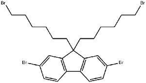 2,7-二溴-9,9-二(6-溴己基)芴 CAS：570414-33-4 现货供应 高校研究所 先发后付