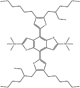 (4,8-双(5-(2-乙基己基)-4-己基噻吩-2-基)苯并[1,2-B:4,5-B']二噻吩-2,6-二基)双三甲基