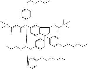 2,7-二(三甲基锡)-4,4,9,9-四(对己基苯)-引达省并二噻吩 CAS：1252555-61-5 现货供应