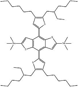 (4,8-双(5-(2-乙基己基)-4-己基噻吩-2-基)苯并[1,2-b:4,5-b']二噻吩-2,6-二基)双三甲基