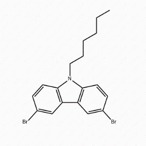 3,6-二溴-9-己基-9H-咔唑  現(xiàn)貨直營(yíng)