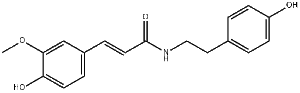 N-反式阿魏酸酪胺；CAS：66648-43-9；分析对照品≥99% ≥98%；萄普生物自制实验室植物提取，可定制克级 产品图片