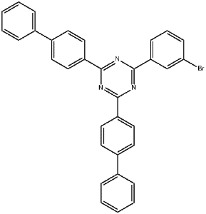 2,4-二([1,1'-联苯] -4-基)-6-(3-溴苯基)-1,3,5-三嗪；CAS:1433982-54-7 现货