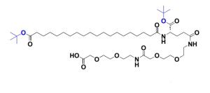 C20-OtBu-Glu(OtBu)-AEEA-AEEA-OH