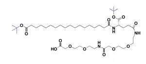 tBuO-Ste-Glu(AEEA-AEEA-OH)OtBu
