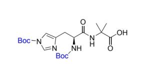 Boc-His(Boc)-Aib-OH