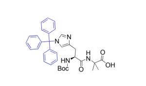 Boc-L-His(Trt)-Aib-OH