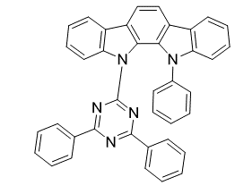 12-(4,6-二苯基-1,3,5-三嗪-2-基)-11-苯基吲哚并[2,3-a]咔唑 产品图片