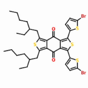 1,3-二(5-溴噻吩-2-基)-5,7-双(2-乙基己基)苯并[1,2-c:4,5-c']二噻吩-4,8-二酮,cas号:1415929-78-0现货直销产品