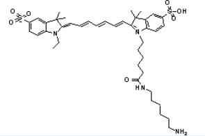 Sulfo Cy7 amine/氨基/NH2/水溶性荧光染料2236573-39-8 产品图片