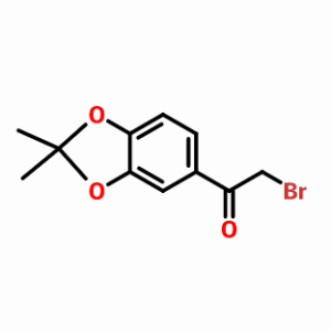 2-溴-1-(2,2-二甲基-4H-1,3-苯并二噁英-6-基)乙酮 CAS：102293-80-1
