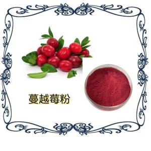 蔓越莓果粉99% 水溶 蔓越橘果汁粉 蔓越莓粉 浓缩粉 厂家现货包邮