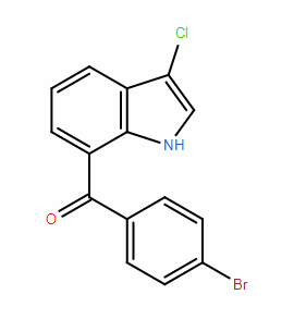 3-氯-7-(4-溴代苯甲酰基)吲哚 CAS 号:91714-51-1 科研实验 优势供应