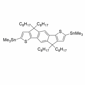 (4,4,9,9-四辛基-4,9-二氫-s-引達省并[1,2-b:5,6-b']二噻吩-2,7-二基)雙三甲基錫；CAS：1357250-67-9（現貨供應，科研產品，高校/研究所/科研單位先發后付）同系列均可提供，歡迎咨詢！