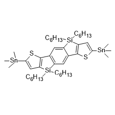 2,7-雙三甲基錫-苯并[1,2-b:4,5-b]雙(4,4-二己基-4H-二噻吩并噻咯)-雙三甲基錫