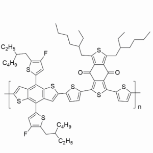 PBDB-T-2F; P141-2F;PM6；CAS：1802013-83-7  PCE＞16.5%，with Y6 （有機光電材料 OPV現(xiàn)貨供應(yīng)，科研產(chǎn)品，高校/研究所/科研單位先發(fā)后付）同系列均可提供，歡迎咨詢！