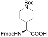 (S)-2-NHFmoc-2-(1-(Boc)piperidin-4-yl)acetic acid 产品图片