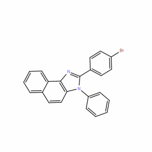 2-(4-溴苯基)-3-苯基-3H-萘并[1,2-d]咪唑；CAS：1771756-32-1  同系列均可提供，實驗室自主研發，光電/電子材料優勢供應！