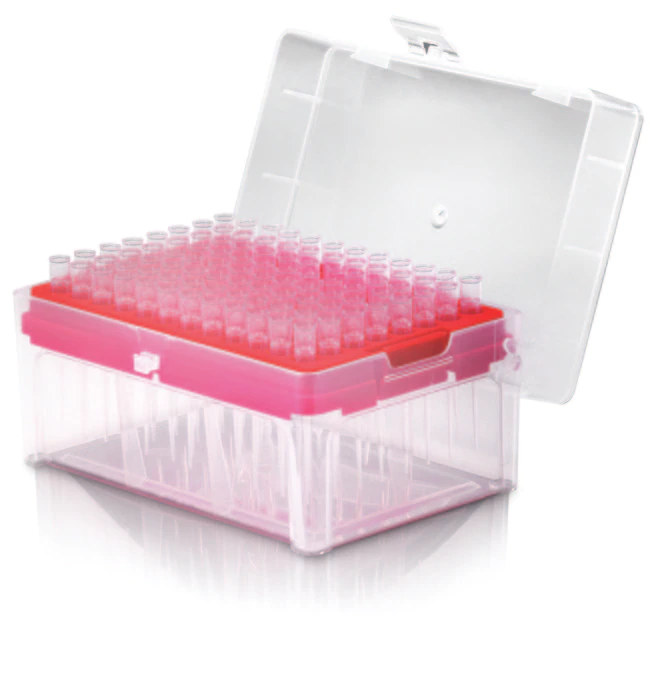SoftFit-L™ Non-Filtered Low Retention Hinged Rack Pipette Ti