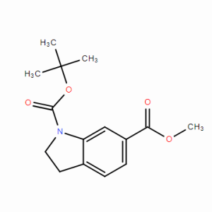 1-叔丁基 6-甲基 二氢吲哚-1,6-二羧酸酯CAS：1220039-51-9  科研试验用