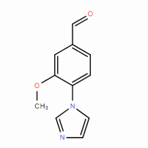 4-(1H-咪唑-1-基)-3-甲氧 基苯甲 醛CAS：870837-70-0 科研试验用