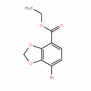 7-溴苯并[D][1,3]二氧杂环戊 烯-4-羧酸乙酯CAS：1312610-07-3  科研试验用 现货供应