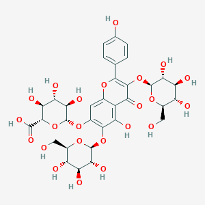 6-羟基 山 奈 酚-3,6-O-二葡萄糖-7-O-葡萄糖醛酸苷 产品图片