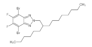 4,7-二溴-5,6-二氟-2-(2-己基葵基)苯并[C][1,2,5]噻二唑 CAS：1563332-28-4 现货
