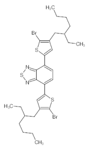 4,7-双(5-溴-4-(2-乙基己基)-2-噻吩基)-2,1,3-苯并噻二唑 CAS：1246949-11-0 现货