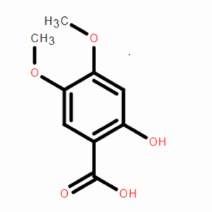 2-羟基-4,5-二甲氧基苯甲酸CAS号：5722-93-0
