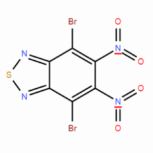 4,7-二溴-5,6-二硝基苯并[c][1,2,5]噻二唑,CAS号:76186-72-6 产品图片