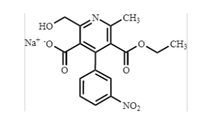 5-羧基-6-羟甲基-脱氢-尼群地平钠盐