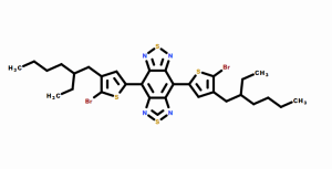 4,8-二(5-溴-4-(2-乙基己基)噻吩-2-基)苯并[1,2-C:4,5-C']双([1,2,5]噻二唑)，CAS：1401018-41-4 实验室自主研发，价格美丽，高校及研究所，先发后付，质量保证！！！现货~~~