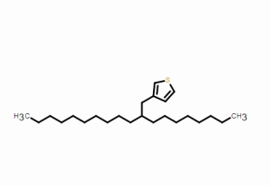3-(2'-辛基十二烷基)噻吩，CAS号：1268060-76-9，库存现货促销，高校及研究所，先发后付，质量保证！！！