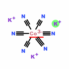 六氰基钴(III)酸钾 CAS：13963-58-1