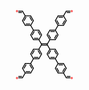四-(4-醛基-(1,1-联苯))乙烯；CAS：1624970-54-2 自主研发，价格美丽；常备库存，助力科研，优势供应，按需分装，核心产品~高校及研究所，先发后付，质量保证！！！