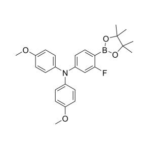 3-氟-N,N-雙(4-甲氧基苯基)-4-(4,4,5,5-四甲基-1,3,2-二氧雜硼戊烷-2-基)苯胺