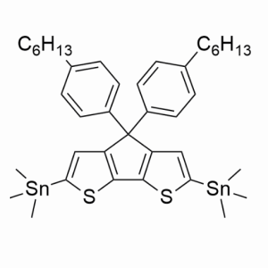 (4,4-雙(4-己基苯基)-4H-環(huán)戊二烯并[1,2-b:5,4-b']二噻吩-2,6-二基)雙(三甲基錫)