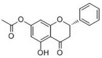 7-乙酸-5,7-二羟基双氢黄酮酯；CAS：109592-60-1；分析对照品≥98%；萄普生物现货产品 产品图片